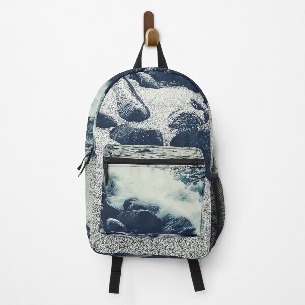 Item preview, Dark Ocean Evening at a Rocky Beach designed and sold by Beachy.