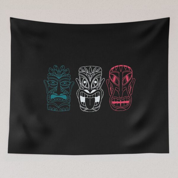 Item preview, Tiki Mask Maori Polynesia Polynesian Mythology Gift 3 designed and sold by TheAplus.