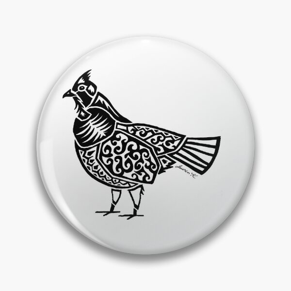 Item preview, Ruffed Grouse Tribal Design  designed and sold by KitayamaDesigns.