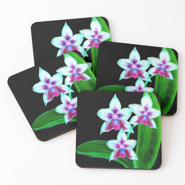Item preview, Blue Phalenopsis orchids designed and sold by orangerinka.