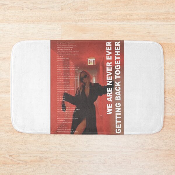 Item preview, We Are Never Ever Getting Back Together Taylor Swift Poster designed and sold by Maddie Art.