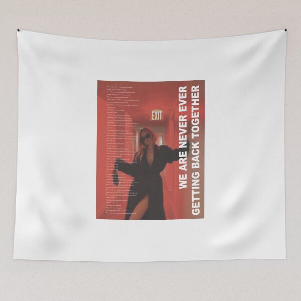 Item preview, We Are Never Ever Getting Back Together Taylor Swift Poster designed and sold by Maddie Art.