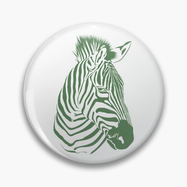 Item preview, Fern Green Zebra Stripes designed and sold by Ribeiro Design.