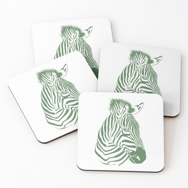 Item preview, Fern Green Zebra Stripes designed and sold by Ribeiro Design.