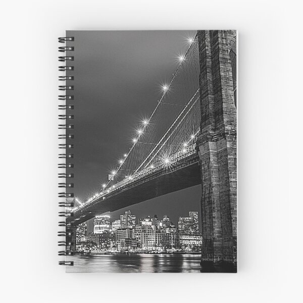 Item preview, Brooklyn Bridge New York City NY Black And White designed and sold by Piper-Deals.