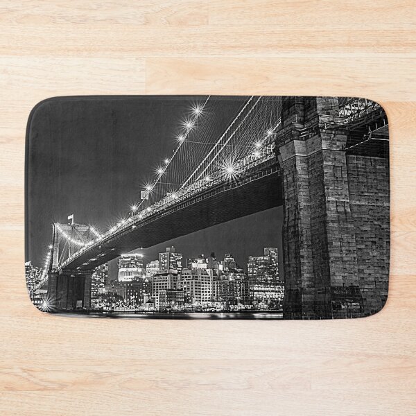 Item preview, Brooklyn Bridge New York City NY Black And White designed and sold by Piper-Deals.