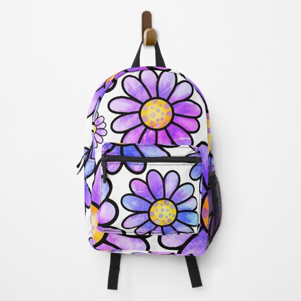 Item preview, Purple Daisy Flower Pattern designed and sold by starsdesigns.