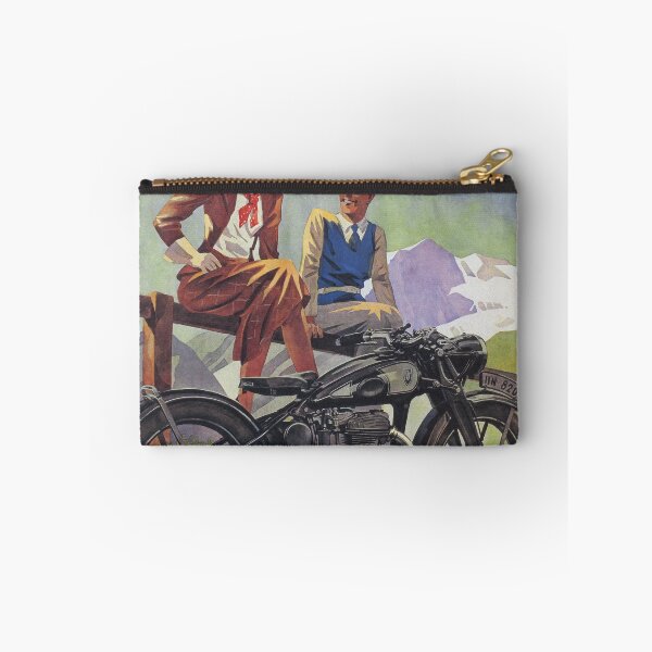 Item preview, Vintage Motorcycle Advertising Poster designed and sold by Paul David Wilson.