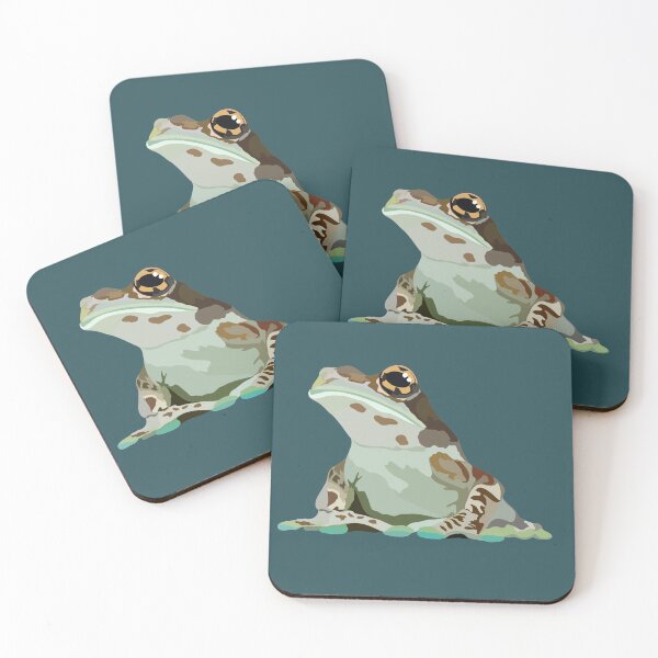 Item preview, M is for Milk Frog,Milk Frog Artwork – Unique Amphibian Illustration and Exotic Wildlife Design designed and sold by PrettylittlepastelUk.
