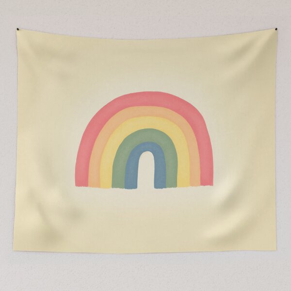 Item preview, Soft Minimalist Rainbow designed and sold by pinkmonkeybird.