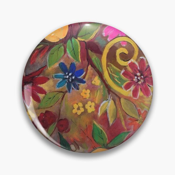 Item preview, peaches and flowers designed and sold by Petronella van Oyen.