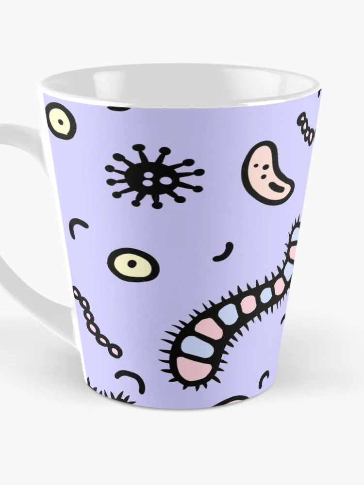 Aperçu 3 sur 4. Mug à café avec l'œuvre Micro-macro créée et vendue par pixiepatterns.