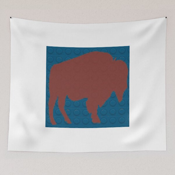 Item preview, Red Buffalo Block Merch designed and sold by PopPucks.