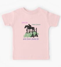 Eyes Up! Heels Down! & Just Jump It! Kids Tee