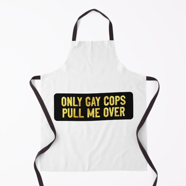 Item preview, Only Gay Cops Pull Me Over Funny Helmet designed and sold by Sour Soul.