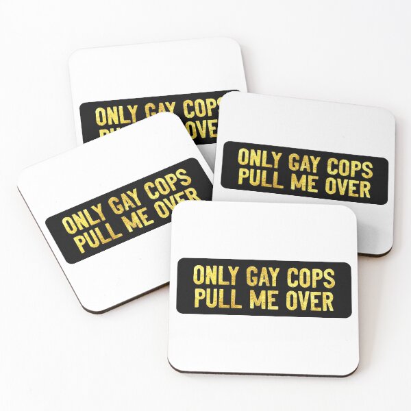 Item preview, Only Gay Cops Pull Me Over Funny Helmet designed and sold by Sour Soul.