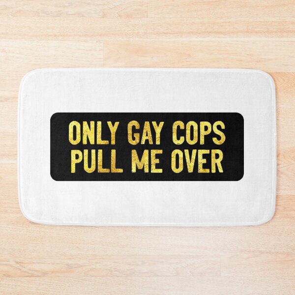 Item preview, Only Gay Cops Pull Me Over Funny Helmet designed and sold by Sour Soul.