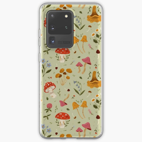 Mushrooms and Wildflowers Samsung Galaxy Soft Case