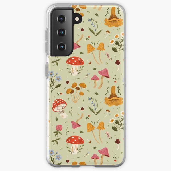 Champignons et fleurs sauvages Coque souple Samsung Galaxy