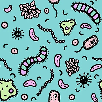 Artwork thumbnail, Turquoise Micro macro by pixiepatterns