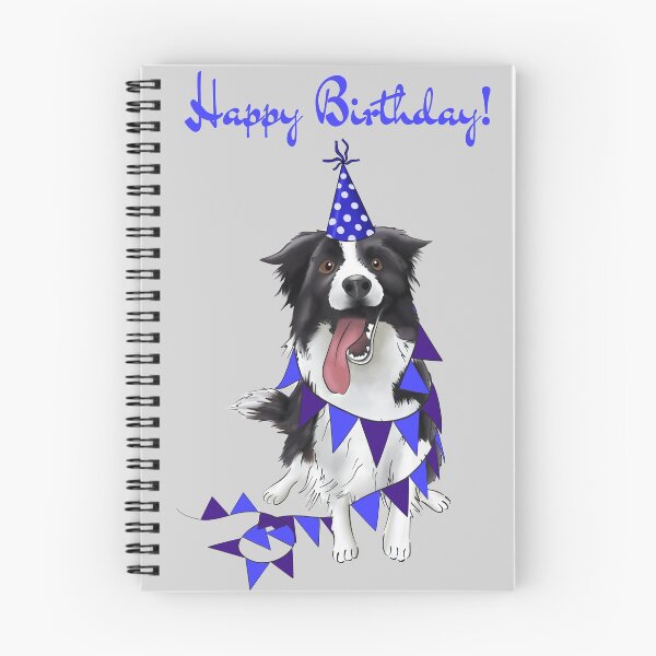 Item preview, Border Collie Birthday, Cute Dog Birthday, Funny Dog designed and sold by ElysianCreation.