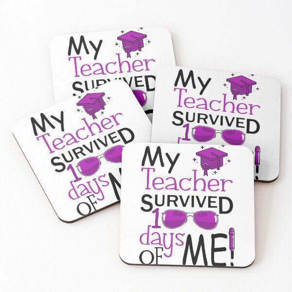 Item preview, My Teacher Survived 100 Days of Me designed and sold by HamzaZemharir.