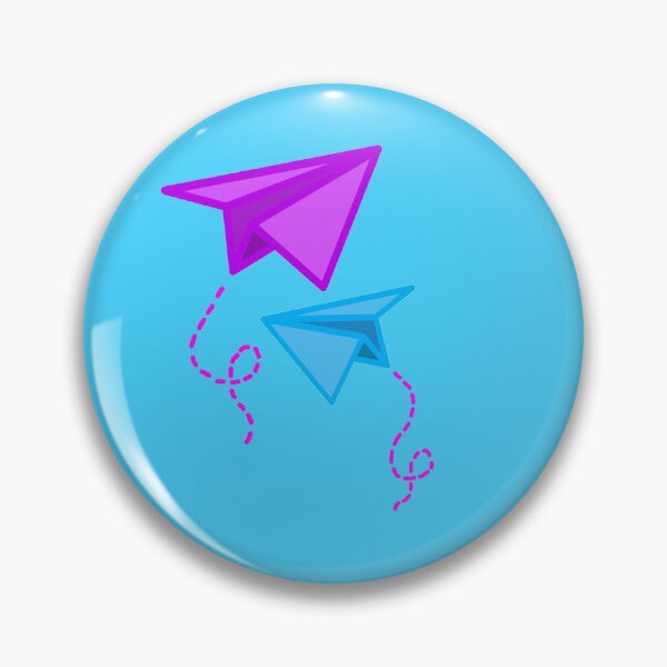Item preview, two paper airplanes flying designed and sold by ishsunflower.