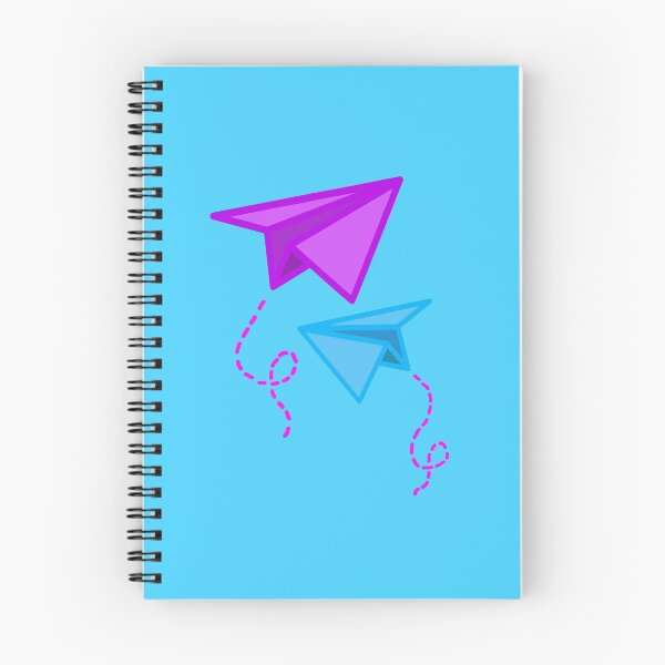 Item preview, two paper airplanes flying designed and sold by ishsunflower.
