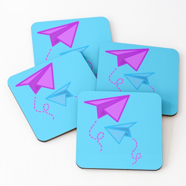 Item preview, two paper airplanes flying designed and sold by ishsunflower.