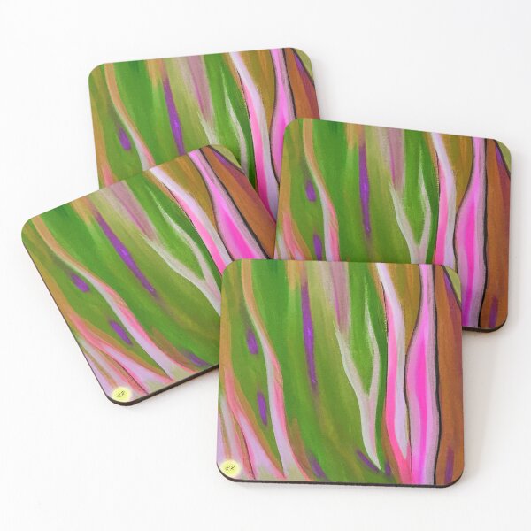 Item preview, Green and Pink Painted Colors designed and sold by KR Art Studio.