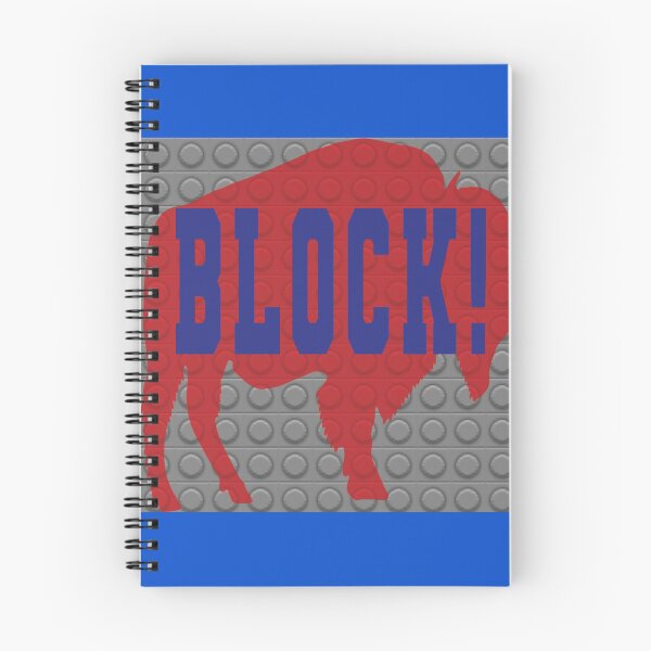 Item preview, Red Buffalo Block Design  designed and sold by PopPucks.