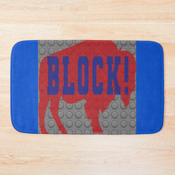 Item preview, Red Buffalo Block Design  designed and sold by PopPucks.