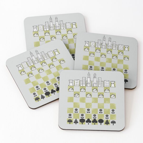 Item preview, City Forest Chess Vintage Game by Tobe Fonseca designed and sold by Tobe Fonseca®.