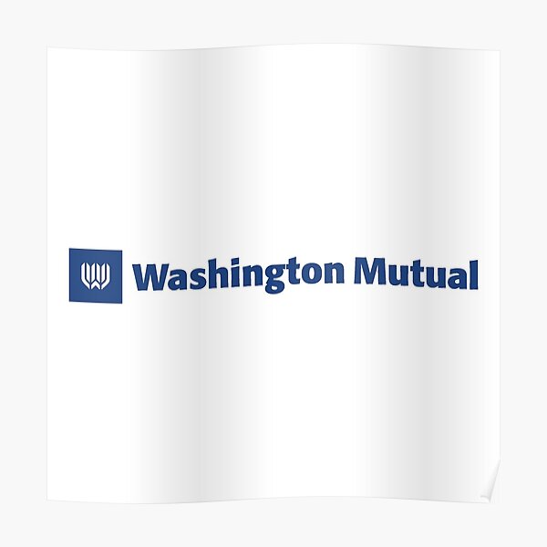 "Washington Mutual company logo" Poster for Sale by PurpleLight