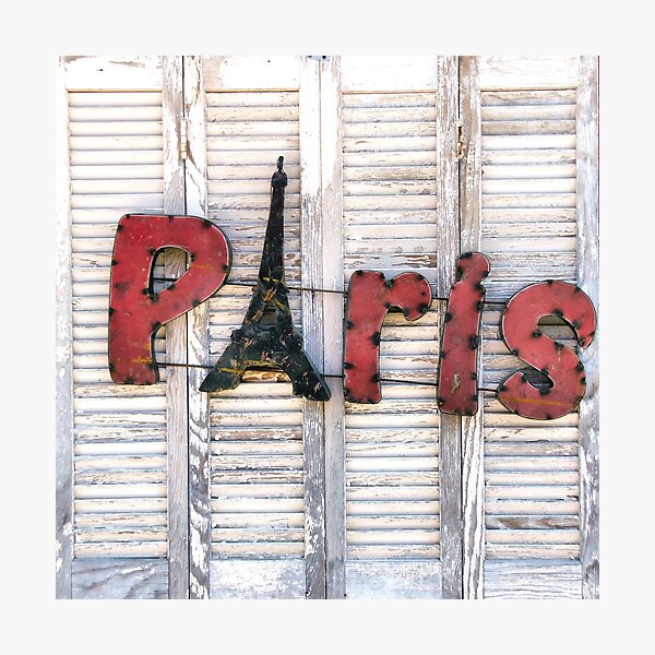 Aperçu de l'œuvre Shabby Chic Paris créée et vendue par Deborah Downes.