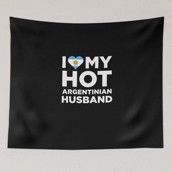 Item preview, I Love My Hot Argentinian Husband designed and sold by AlwaysAwesome.
