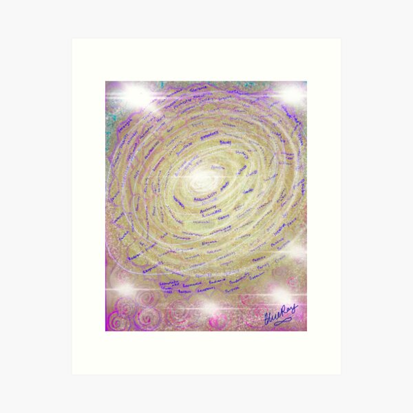 Item preview, Cosmic 144 Qualities of Love designed and sold by BlueRay1.
