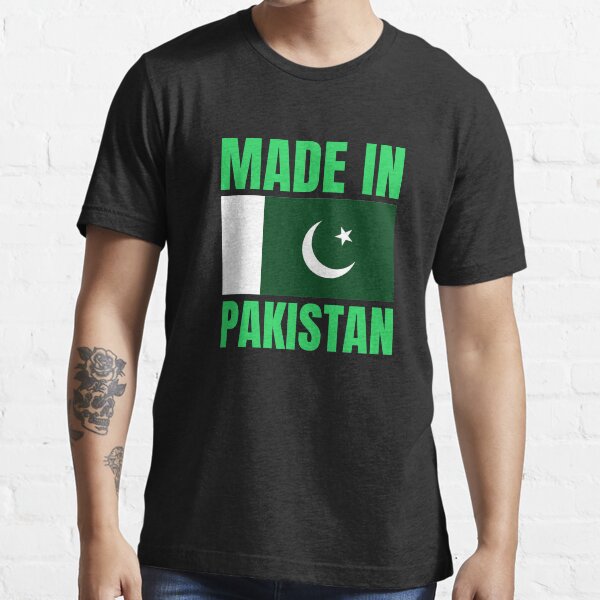 "Pakistan Flag, Made In Pakistan Pakistan Independence Day 14 August 1947" Tshirt for Sale