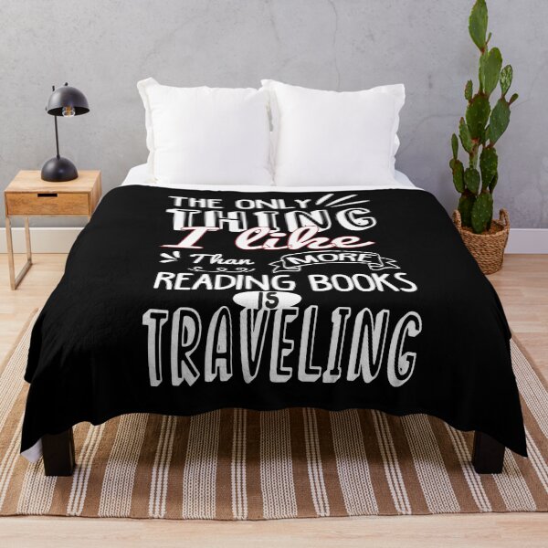 Item preview, Copy of The Only Thing I Like More Than Reading Books Is Traveling-Camper Van-Backpackers Travelers-Funny Gift For Camping Lover designed and sold by Rassitni.