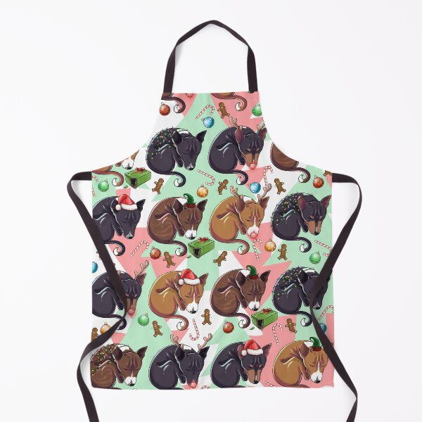 Item preview, Basenji Christmas - Napping designed and sold by ClubBasenji.
