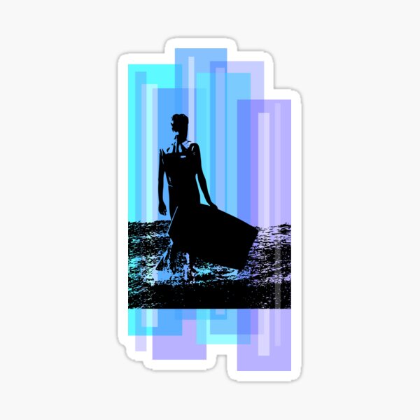 "surfer bodyboard surf board waves " Sticker for Sale by