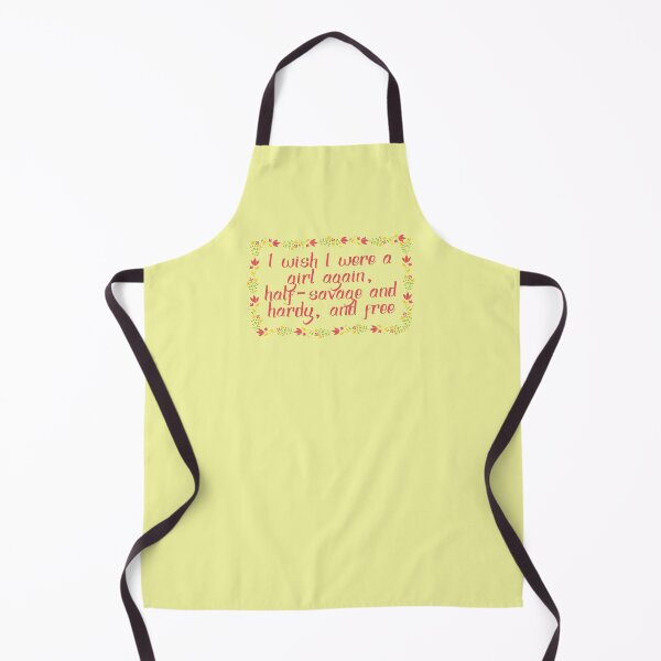 Item preview, I wish I were a girl again, half-savage and hardy, and free - wuthering heights quote designed and sold by EagleFang101.