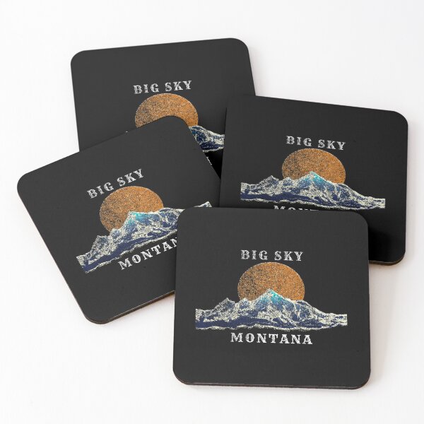 Item preview, Big Sky Montana With Mountain Scene designed and sold by teatordena.