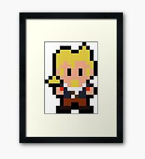 Pixel Guybrush Threepwood Framed Print
