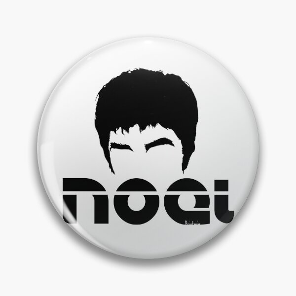 Item preview, Noel Gallagher Oasis Monochrome Black Name Print designed and sold by Printopia-.