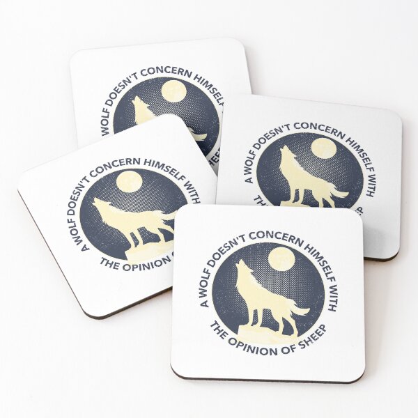 Item preview, A Wolf Doesn't Concern Himself With The Opinion Of Sheep designed and sold by Allyoudois.