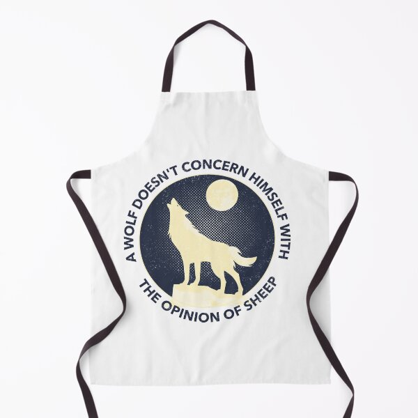 Item preview, A Wolf Doesn't Concern Himself With The Opinion Of Sheep designed and sold by Allyoudois.