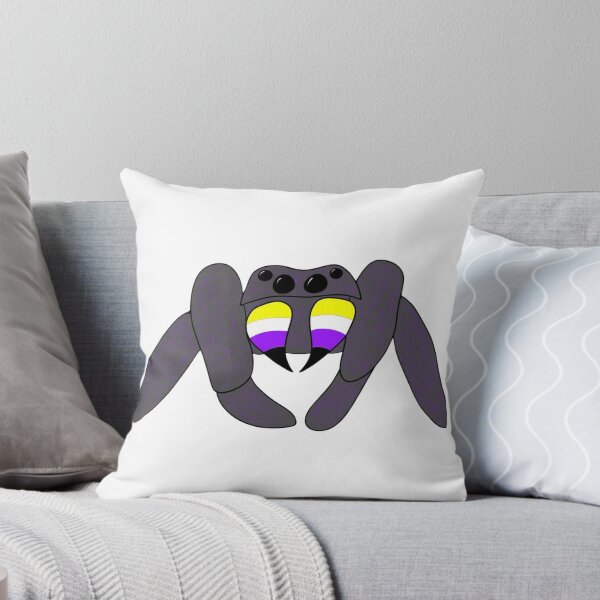 Item preview, Nonbinary Pride Spider designed and sold by PinkysArtnBugs.