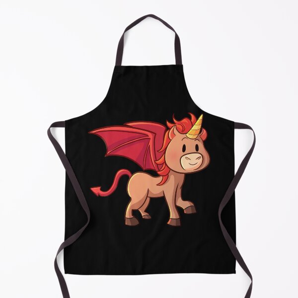 Item preview, Cute Halloween Unicorn in Devil Costume designed and sold by Pink Pineapple Works.