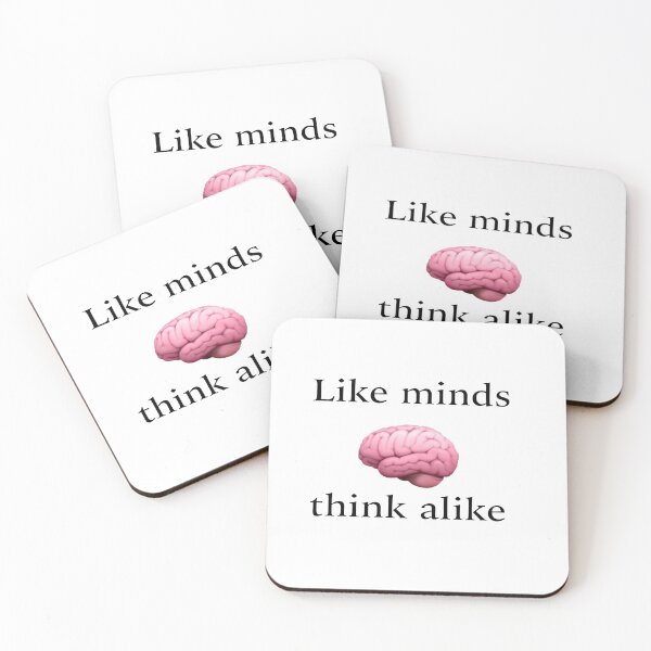Item preview, like minds think alike design designed and sold by Gracie_Designs.